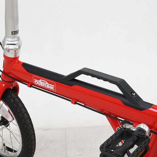 赤い折りたたみ自転車 オフィシャルサイクル ランボルギーニ 折り畳み