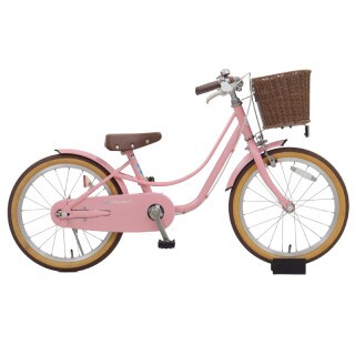 アサヒサイクル　子供用自転車 ピンク バスケット・補助輪付き18インチ　点検済み アサヒサイクル 子供用自転車 ピンク バスケット・補助輪付き18