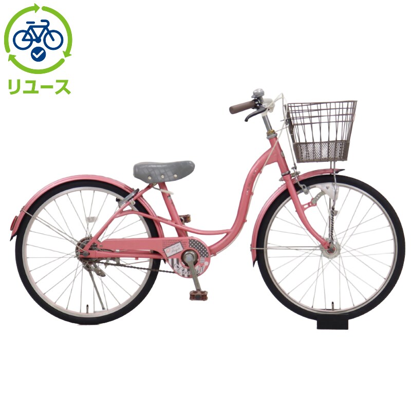 あさひ[ASAHI] 【リユース】ガールズラボラブリー 220HD-K 22インチ 2021年モデル 子供用 自転車 ジュニアシティ車