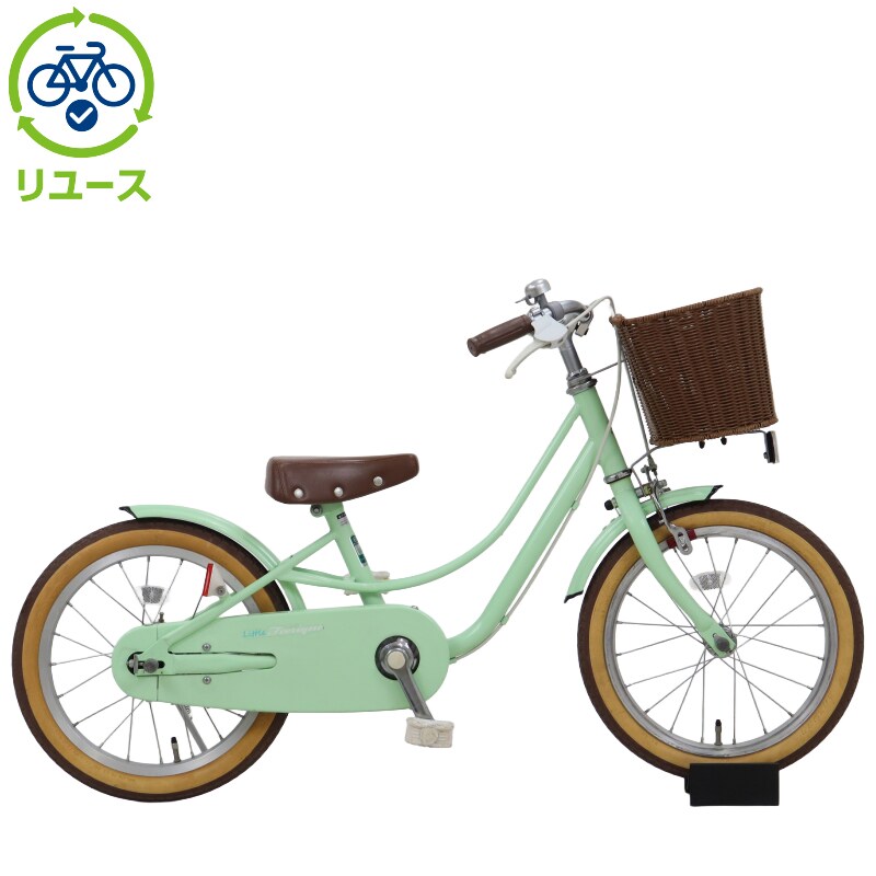 bikke 幼児用自転車 ミントグリーン 16インチ 補助輪あり 【公式通販】