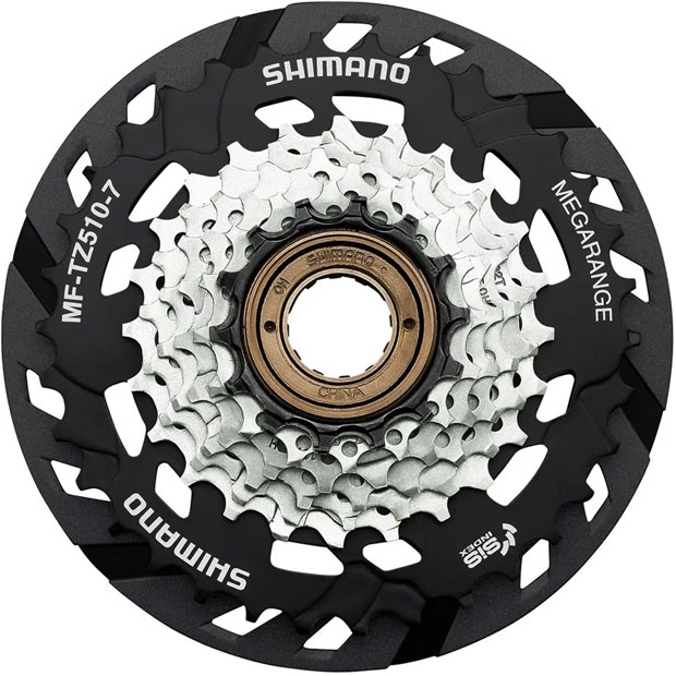 �V�}�m[SHIMANO] MF-TZ510-7 7S 14-34T �{�X�t���[ �X�v���P�b�g�^�M�A