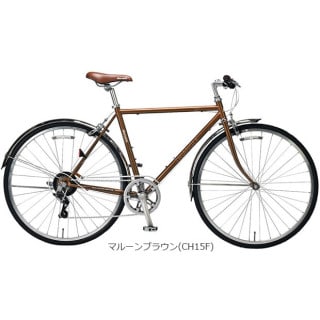 【メンテナンス済み】サイクルベースあさひ　26インチ　シティサイクル ブラウン　 フェリーク ベルトドライブ-P 26インチ 3段変速 オートライト シティ