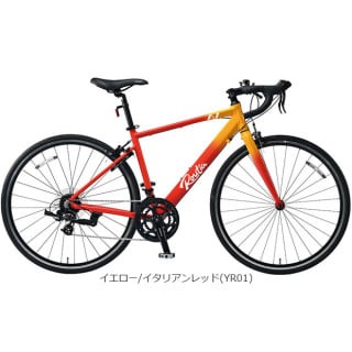 C580★19800円スタート★整備済み スポーツ中古自転車 【クロスバイク　アサヒ　アルミ　イエロー46ｃｍ】 C580☆19800円スタート☆整備済み スポーツ自転車 【クロスバイク