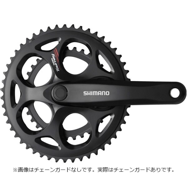 TOURNEY A070] FC-A070 8S/7S 50X34T 165mm チェーンガード付