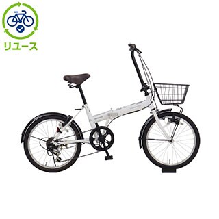 【美品】あさひ　折り畳み自転車　カジュリーフォールディング 206-L リユース】カジュリーフォールディング 206-L 20インチ 2022年