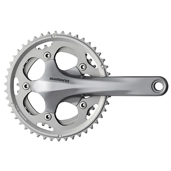 Pédalier Shimano FC-CX50 - 46/36 Dents, 170mm, 10 Vitesses - Noir (Neuf, Léger Défaut Possible)
