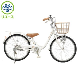 ホワイト, ジュニアシティ車, キッズサイクル／乗り物 - サイクル