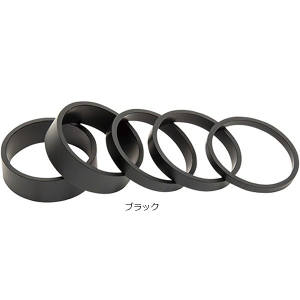 アデプト[ADEPT] Smooth Spacer Set（スムーススペーサーセット）5個セット 1-1/8インチ ヘッドパーツ／コラムスペーサー