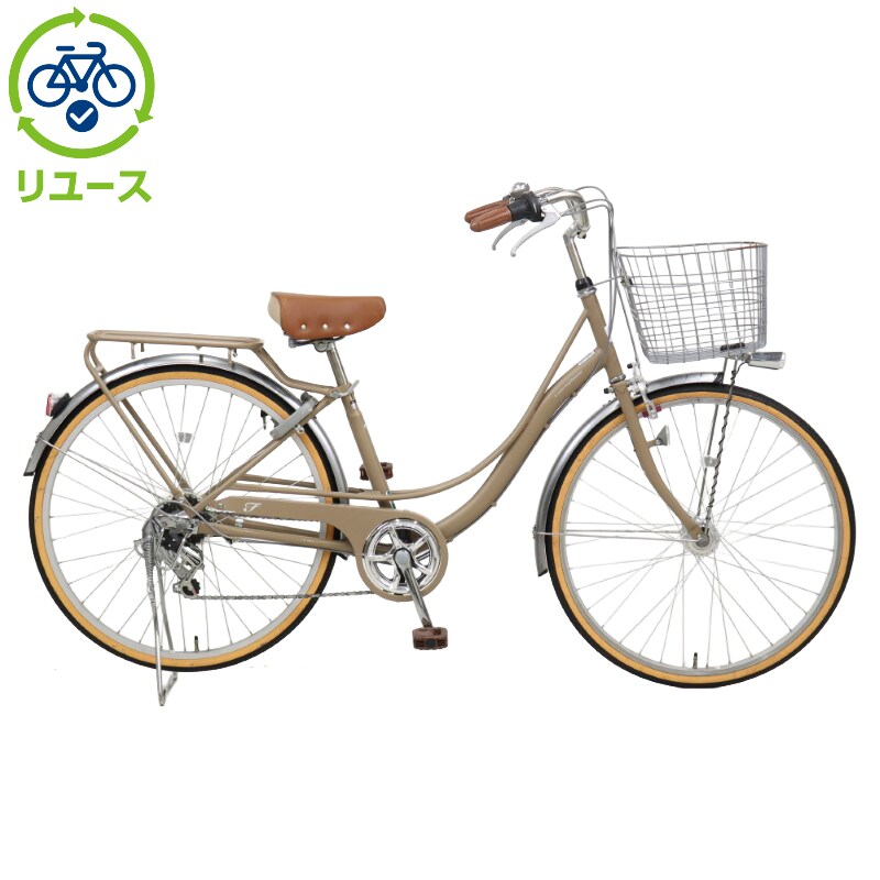 あさひ[ASAHI] 【リユース】フェリーク 266HD-L 26インチ 2023年モデル シティサイクル ママチャリ 自転車 シティサイクル