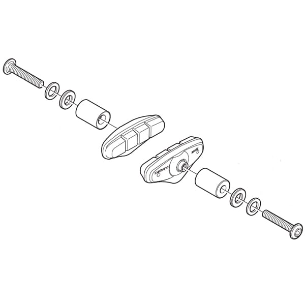 V}m[SHIMANO] u[LV[ R50T2iBR-CX50jiL:M5x28.15mmj{g  bV[iL:18mmj u[L