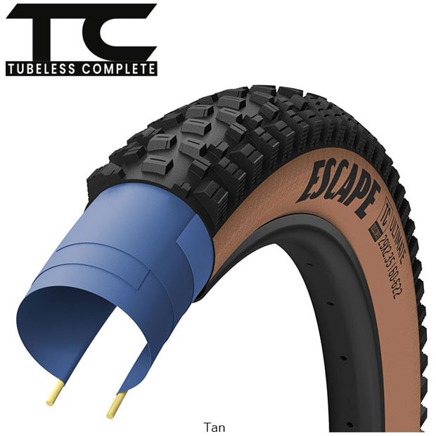 �O�b�h�C���[[GOODYEAR] Escape Ultimate Tubeless Complete�i�G�X�P�[�v �A���e�B���C�g �`���[�u���X �R���v���[�g�j27.5x2.35 �A���~�h�r�[�h �^�C���^�`���[�u�^����