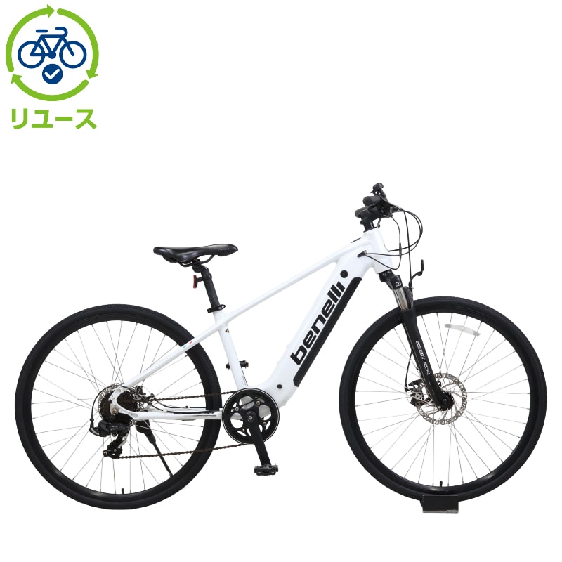 benelli 電動アシスト自転車 ホワイトMANTUS 27 TRK リユース】MANTUS 27 TRK 27インチ 電動自転車