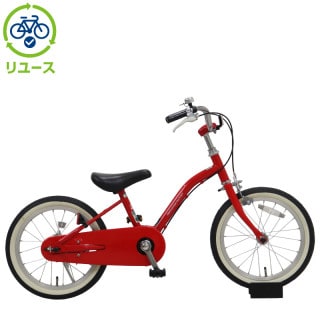 Innovation Factory 子供用自転車 レッド 16インチ 補助輪 リユース】イノベーションファクトリーキッズ 160-N 16インチ 2022年