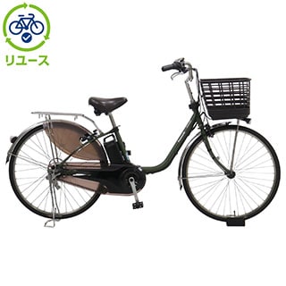 大阪府　パナソニック　黒のシティタイプ電動アシスト自転車　27インチ 大阪府 パナソニック 黒のシティタイプ電動アシスト自転車 27インチ