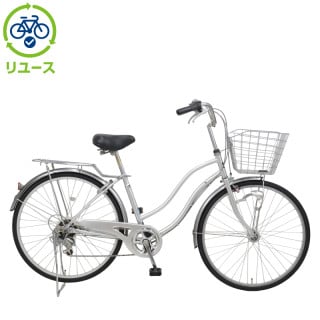 Asahi シティタイプ自転車 シルバー 前面バスケット付き シルバー, あさひ[ASAHI], シティサイクル - サイクルベースあさひ