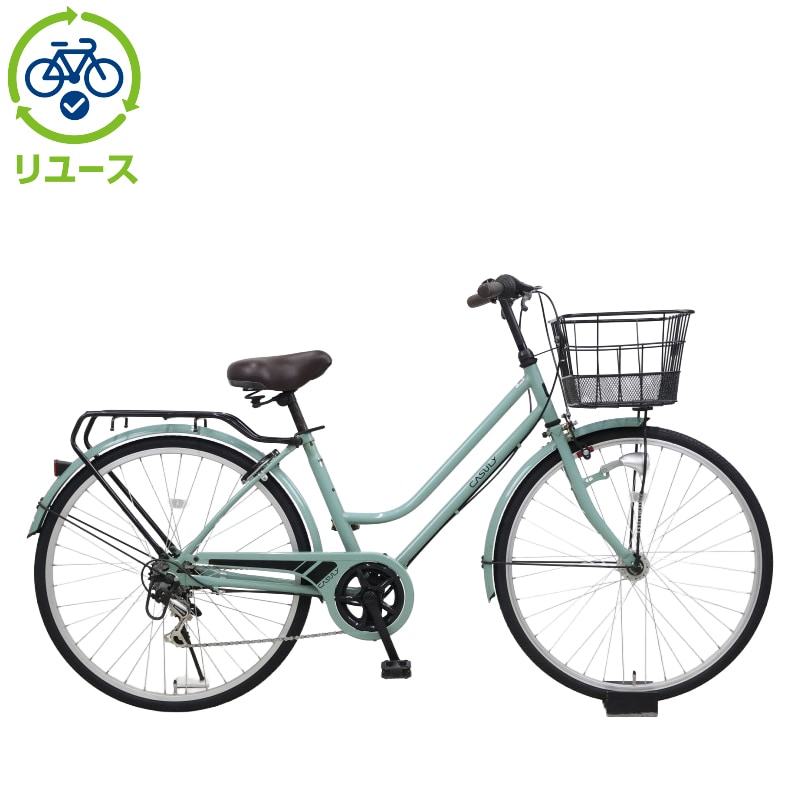 ✴️リユースママチャリ✴️　26インチ リユース】ダブルワン266 26インチ 2025年モデル シティサイクル