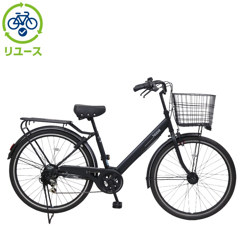 リユース】Nopa パンクしない軽快車 27.5インチ シティサイクル