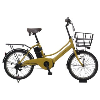 (Sandi)電動アシスト自転車 黄色 小型タイヤ Sandi)電動アシスト自転車 黄色 小型タイヤ イエロー, 電動