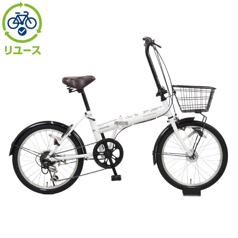【美品】あさひ　折り畳み自転車　カジュリーフォールディング 206-L リユース】カジュリーフォールディング 206HD-L 20インチ 2022年モデル