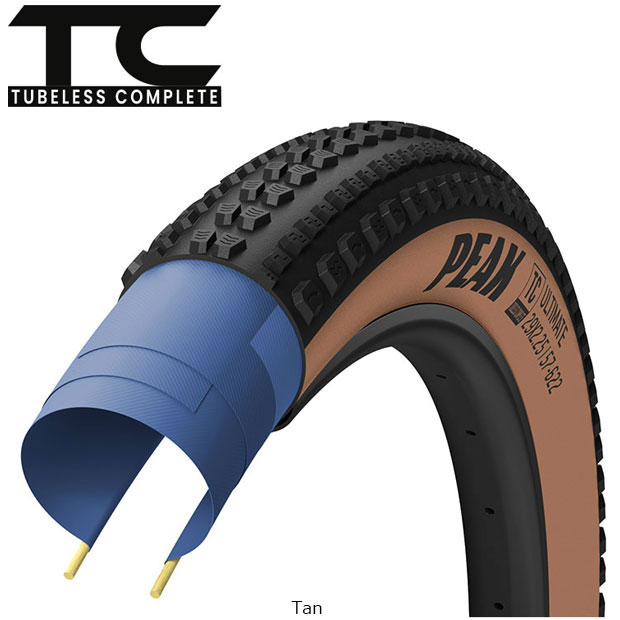 �O�b�h�C���[[GOODYEAR] Peak Ultimate Tubeless Complete�i�s�[�N �A���e�B���C�g �`���[�u���X �R���v���[�g�j29x2.25 �A���~�h�r�[�h �^�C���^�`���[�u�^����