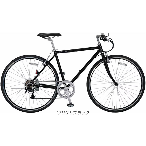〔新品特価〕クロスバイク（シマノ製６段変速・Ｖブレーキ）シークレットコードカジュアル シマノ（SHIMANO） クロスバイク 格安 6段変速 700c ペルーシュ 送料