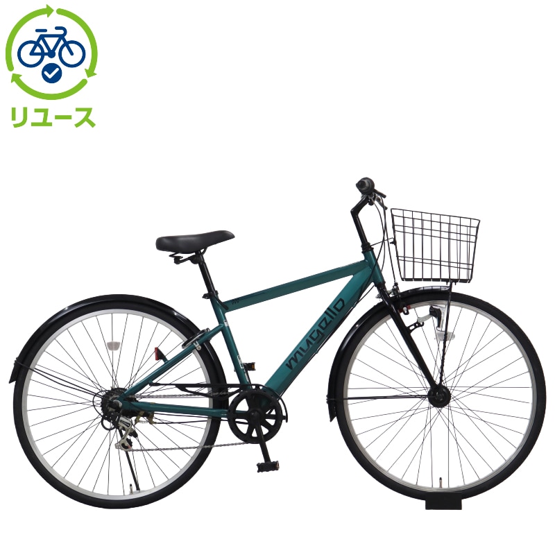 シティサイクル27㌅　リユース自転車 リユース】ムジェロ 27インチ シティサイクル ママチャリ 自転車