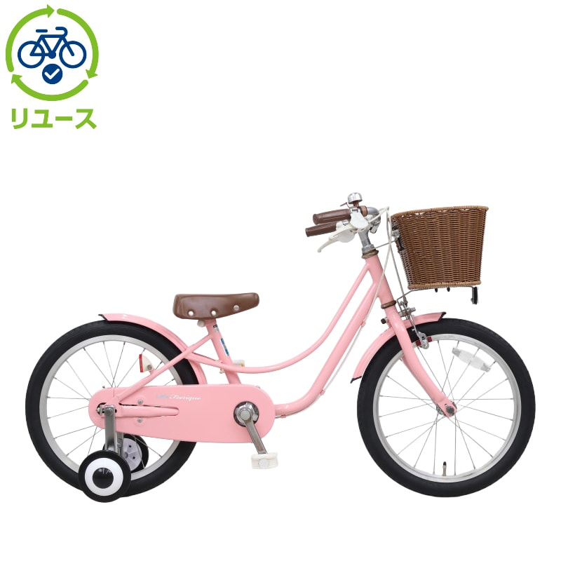 子供用自転車 18インチ　ピンク　リトルフェリーク リユース】リトルフェリーク 180-K 18インチ 2020年モデル 子供用 自転車