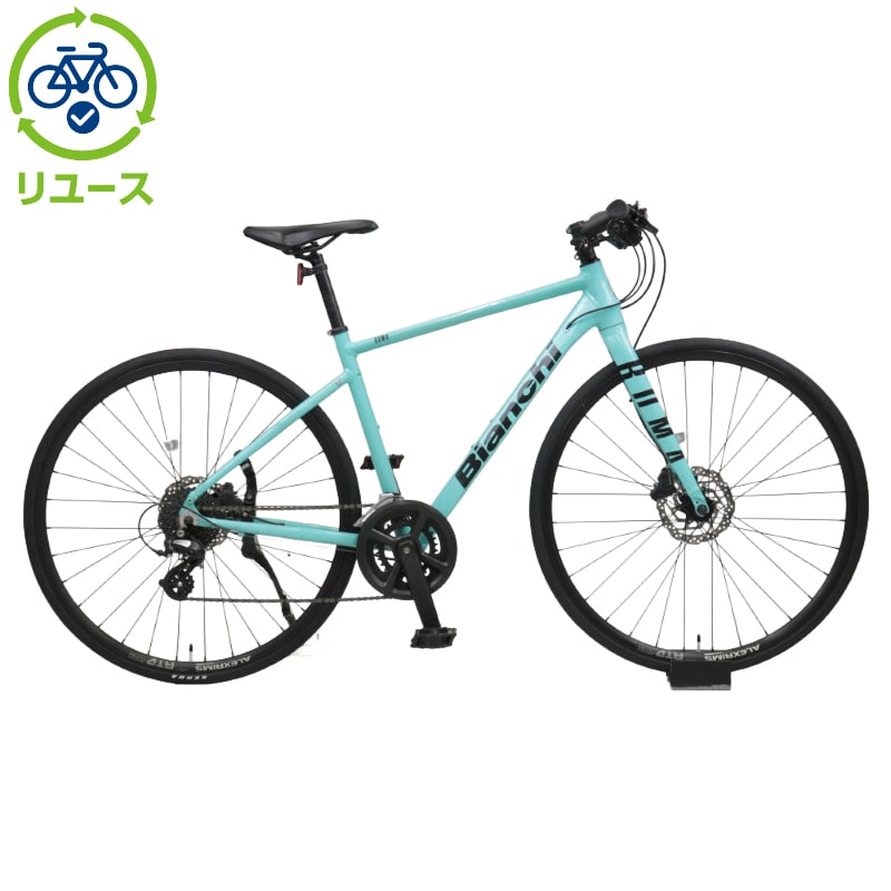 Fumi　Bianchi クロスバイク ローマ3 サイズ54 ライト付き Bianchi(ビアンキ) 2020年モデル ROMA3 DISC （ローマ3）Shimano 2x7sp