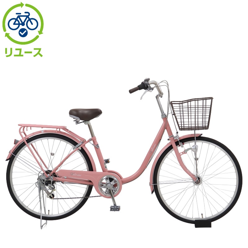 ☆リユースのサカイ千葉中央店☆ 自転車 26 ピンク クリーニング済み 