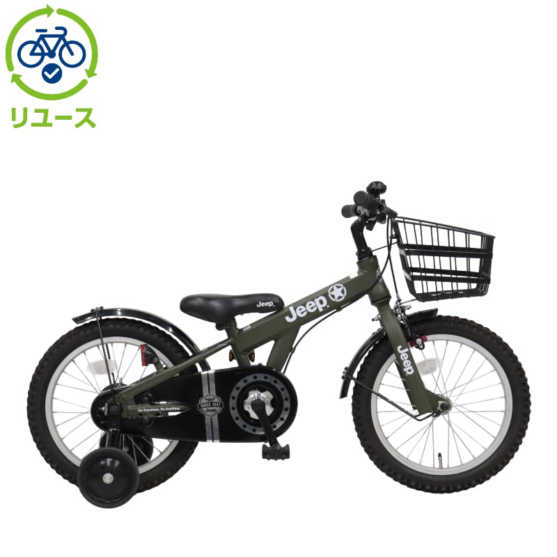 ★店頭にて試乗可★ J2254  Jeep JE-16G 16インチ 子供用自転車 クリーニング、簡易メンテナンス済み　新品参考価格28,930円 【リユースのサカイ柏店】 中古自転車 　流山市 中古自転車 松戸市 中古自転車 我孫子市 中古自転車 船橋市 中古自転車 守谷市 中古自転車 取手市 中古自転車 Jeep（ジープ） 「ジープ」JE-16G 16インチ 子供用 自転車 -24