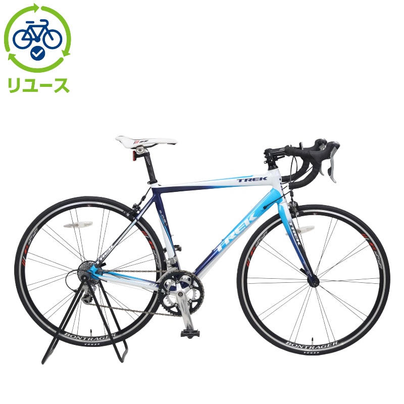 Trek ロードバイク ホワイト/ブルー リユース】2.1 54cm 2009年モデル ロードバイク 自転車