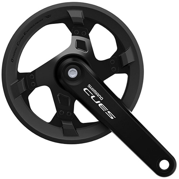 CUES] FC-U4000-1 クランクセット 42T 11/10/9s チェーンガード付き