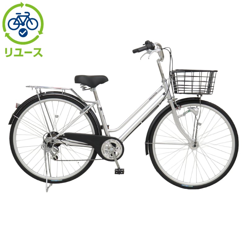 27インチ　シティサイクル　シルバー BRIDGESTONE（ブリヂストン） 「ブリヂストン」エグゼシティ S型