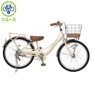 リユース　子供用自転車　あさひ　フェリークjr 20インチ アイボリー リユース】フェリークJr. 200HD-K 20インチ 2022年モデル 子供用 自転車
