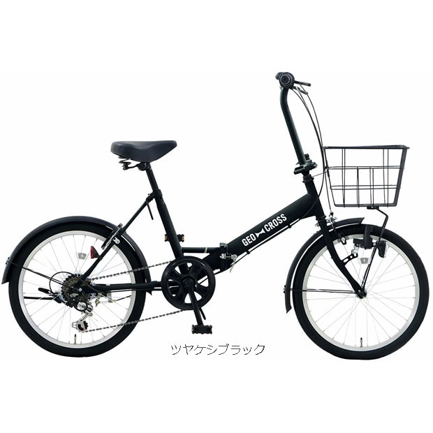 ジオクロスミニ「GCM06D」20インチ 6段変速 LEDライト 折りたたみ