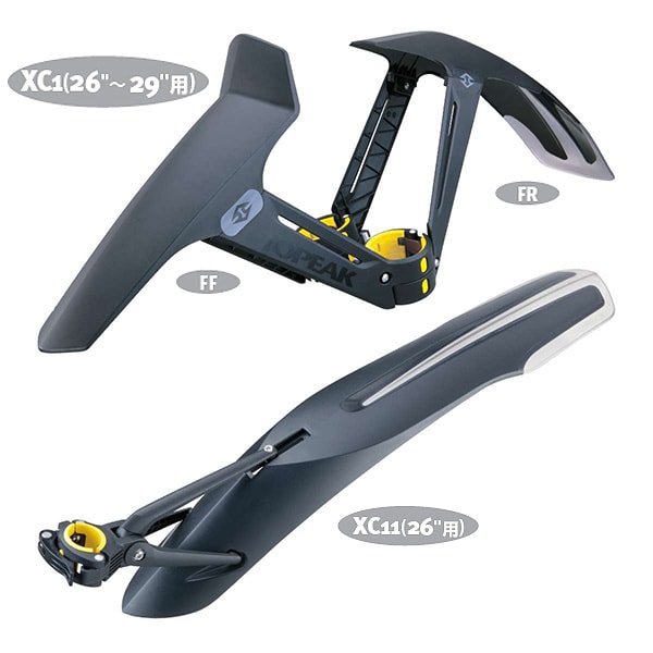�g�s�[�N[TOPEAK] DeFender XC1/XC11 Set�i�f�B�t�F���_�[�jMTB�p�i26�C���`�Ή��j�O��Z�b�g �D����(�t�F���_�[)