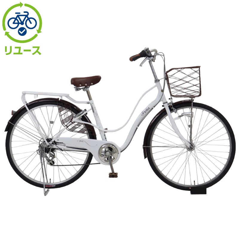 シティサイクル27㌅　リユース自転車 リユース】ヴュークルーズ オートライト 27インチ シティサイクル