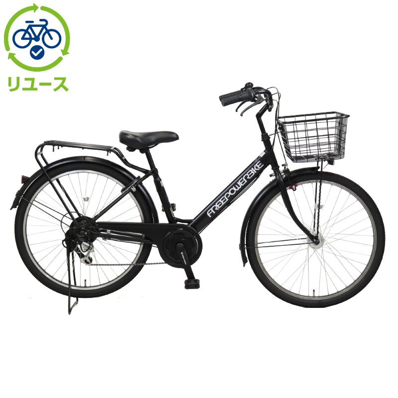 その他 【リユース】FREE POWER BIKES FAT Family 26インチ シティサイクル ママチャリ 自転車 シティサイクル