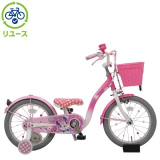 リユース】ミニーマウス ポルカドット16 16インチ 子供用 自転車