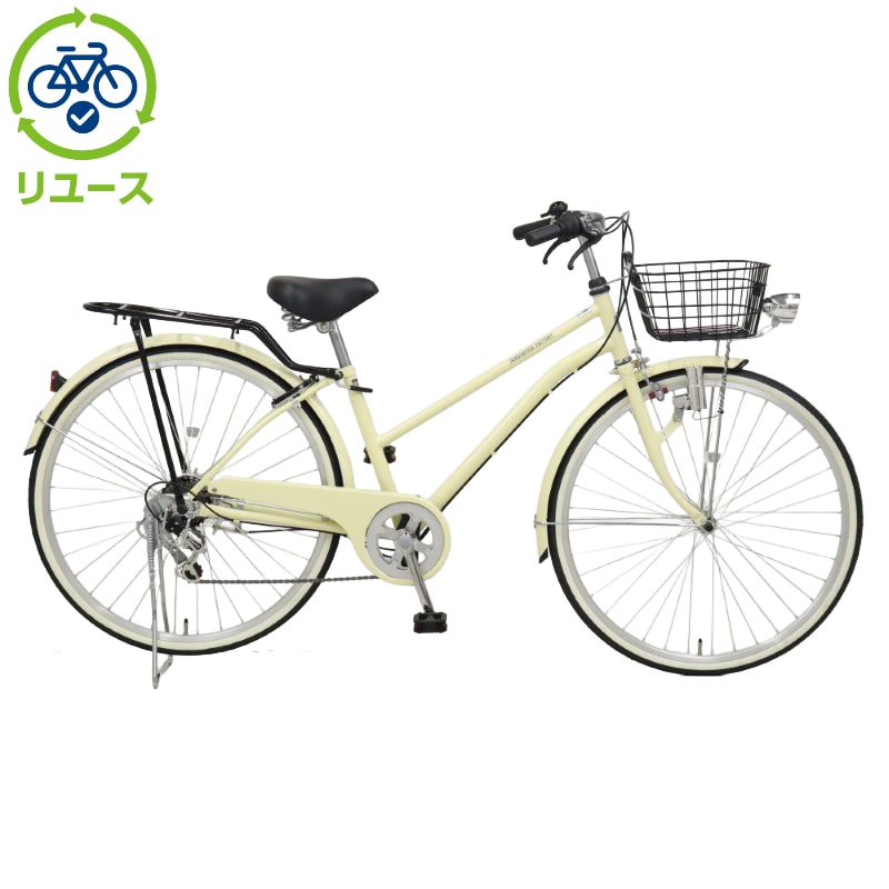 あさひ[ASAHI] 【リユース】イノベーションファクトリーCITY フル装備 266-L 26インチ 2023年モデル シティサイクル ママチャリ 自転車 シティサイクル