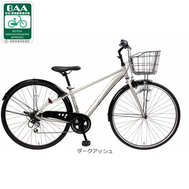 �T�C���g[SAIMOTO] �m�[���R�A C17006 BAA-H 700C 6�i�ϑ� �u���b�N���C�g �N���X�o�C�N ���]�� �N���X�o�C�N