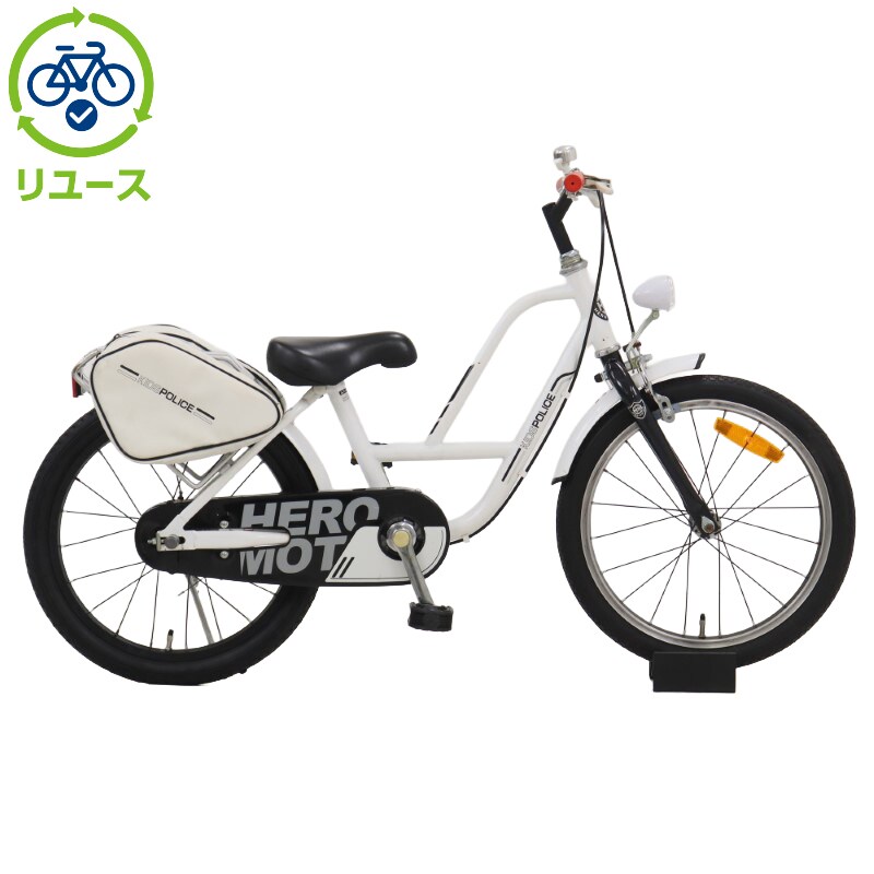 あさひ[ASAHI] 【リユース】しろばい 180-J 18インチ 2020年モデル 子供用 自転車 幼児車
