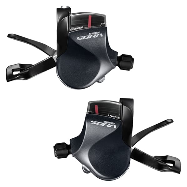 シマノ[SHIMANO] [SORA] SL-R3000/R3030 シフトレバー 左右セット 3x9S シフトケーブル付 ブレーキレバー／シフトレバー
