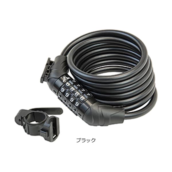 ジーピー[GP] WL-654 コンビネーションロック 8x1800mm ワイヤー錠 カギ